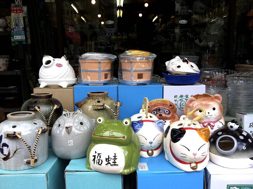 Mosquito punk holders at hardware store in Tokyo