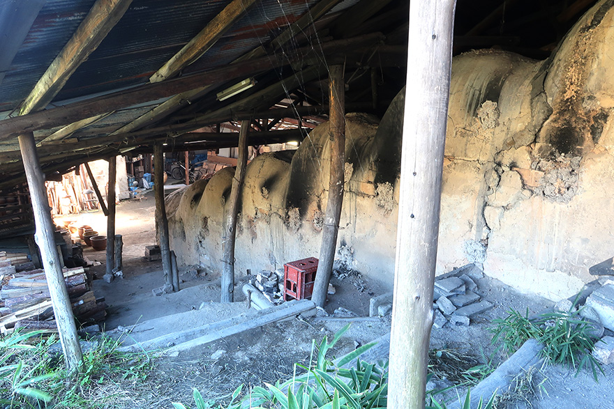 Soto-en kiln in Shigaraki noborigama style