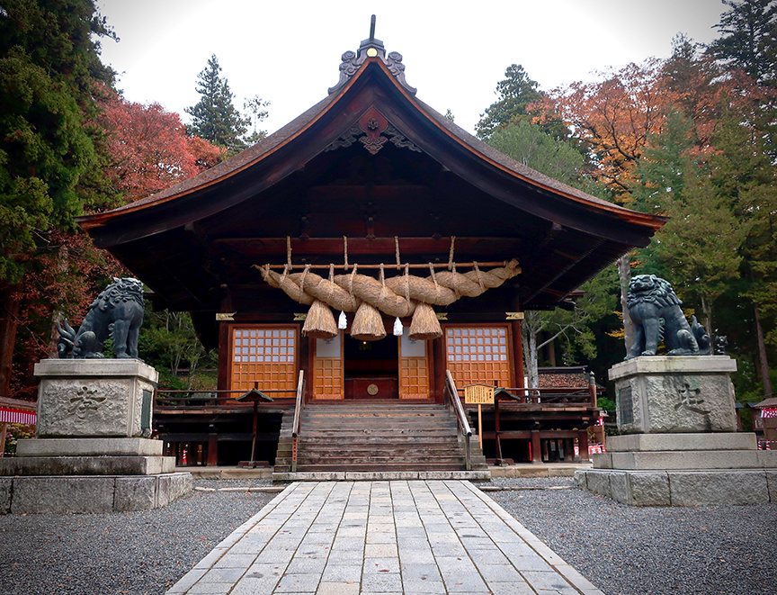 Suwa Taisha Akimiya in Suwa City Nagano