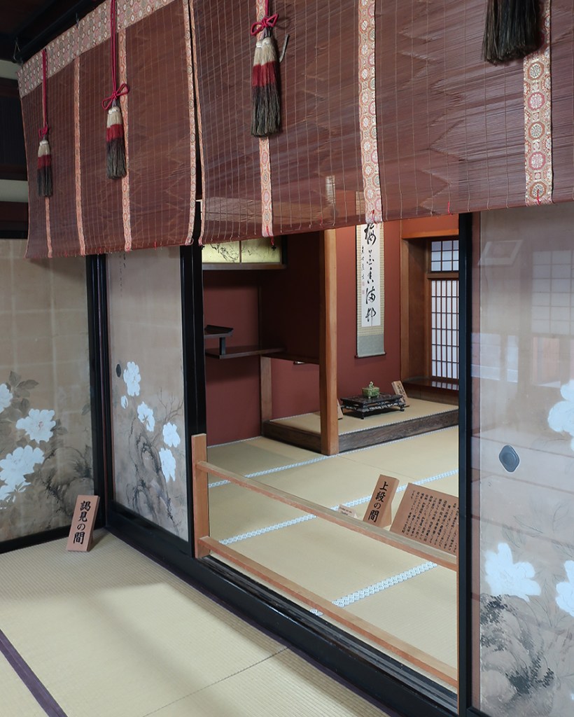 Bingata audience chamber at the Nomura Samurai Residence in Kanazawa