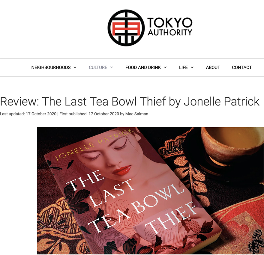 Tokyo Authority blog header with headline