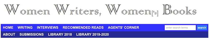 Women Writers, Women's Books blog header
