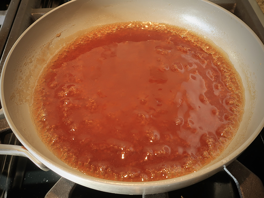 Chicken meatball tsukune yakitori sauce