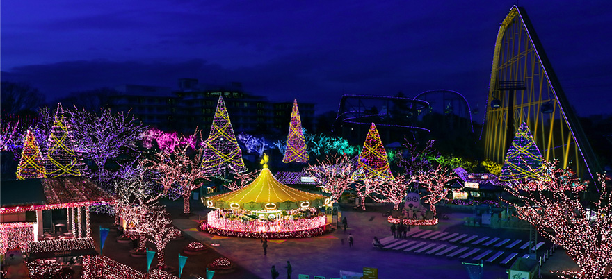 Yomiuriland Jewelluminations Garnet area