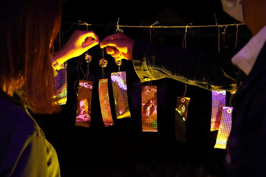 Yomiuriland Jewelluminations wishing bells