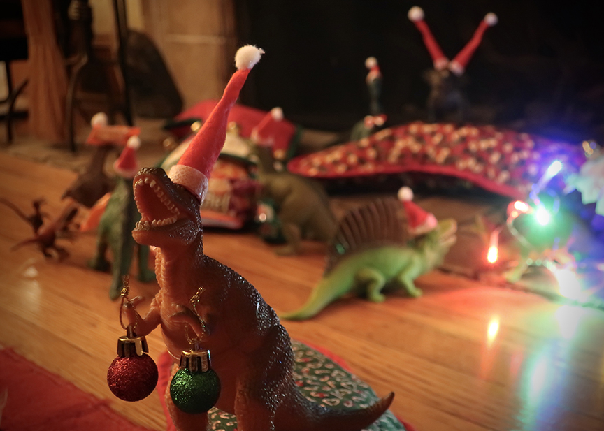 Jonelle Patrick's Christmas dinosaur rebellion