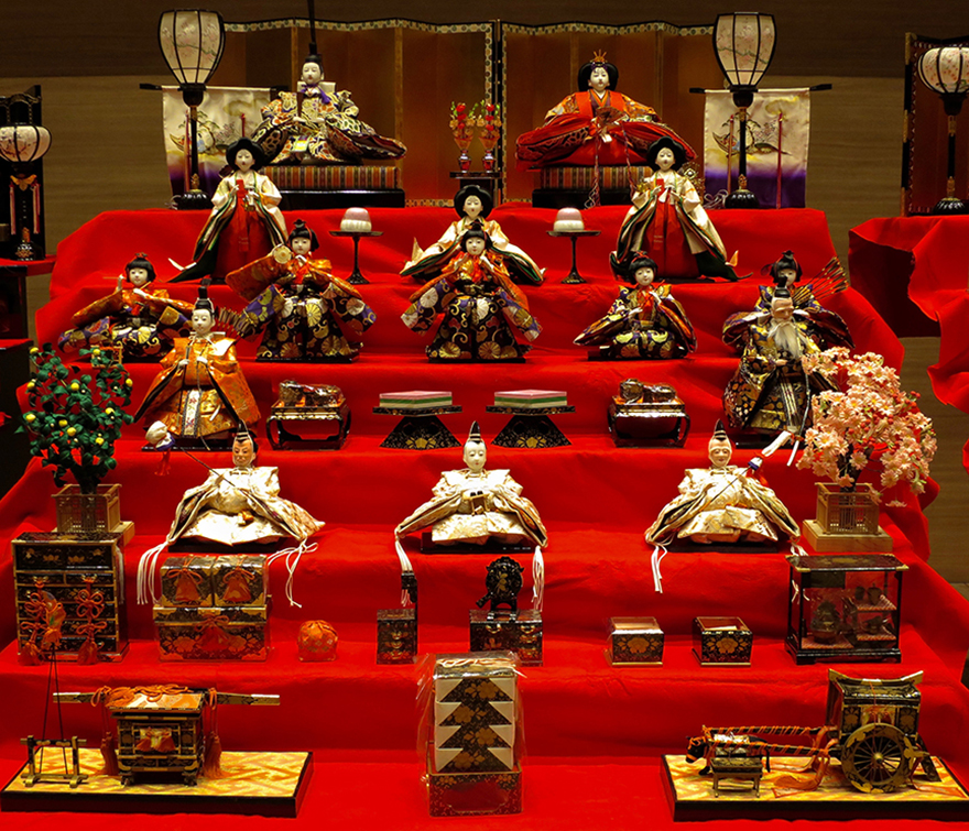 Katsuura Doll Festival hina matsuri doll display