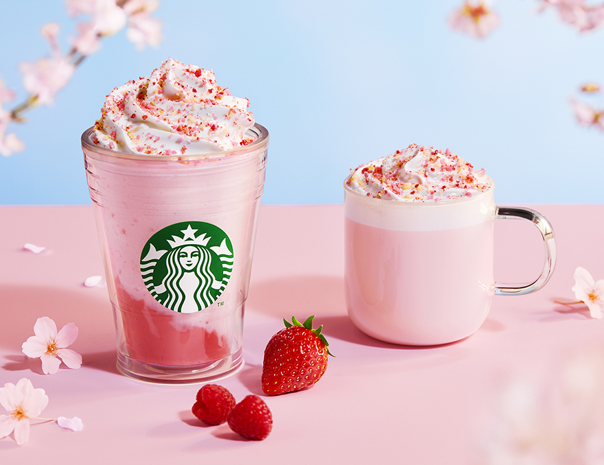 Starbucks sakura drinks for cherry blossom season