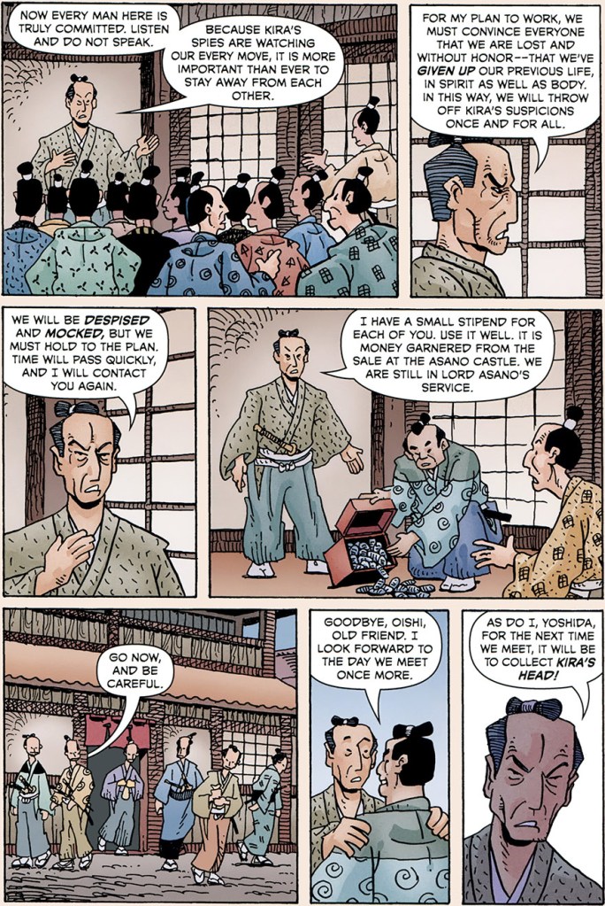 Page of manga comic 47 Ronin by Mike Richardson and Stan Sakai