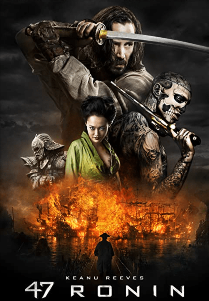 Movie poster for 47 Ronin with Keanu Reeves