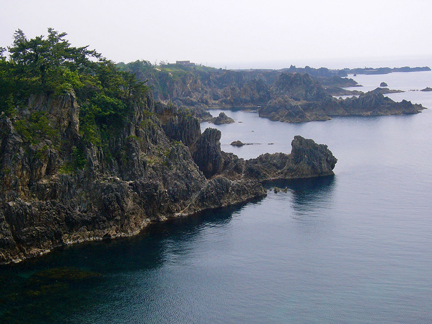 Coastline of Sado Island