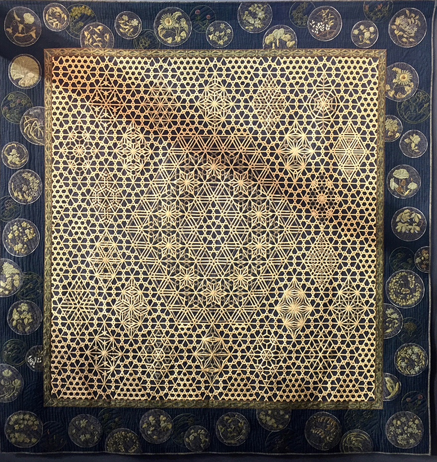 Quilt “The Kumiko Suite” by Keiko Morihiro