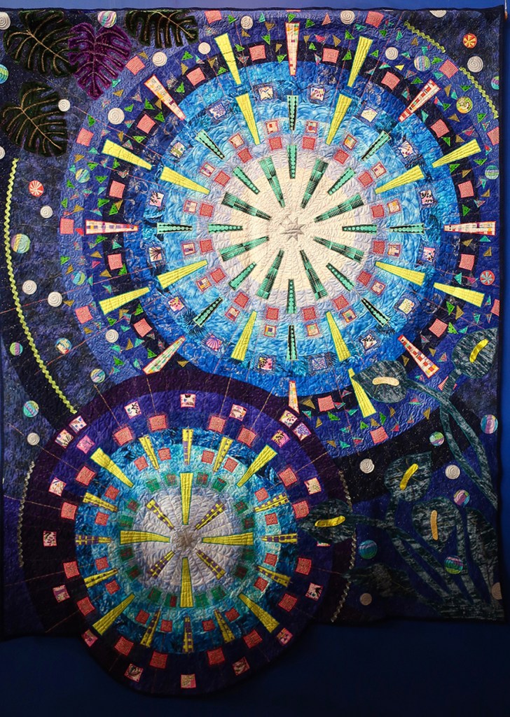 Quilt “Fireworks” by Makiko Mori