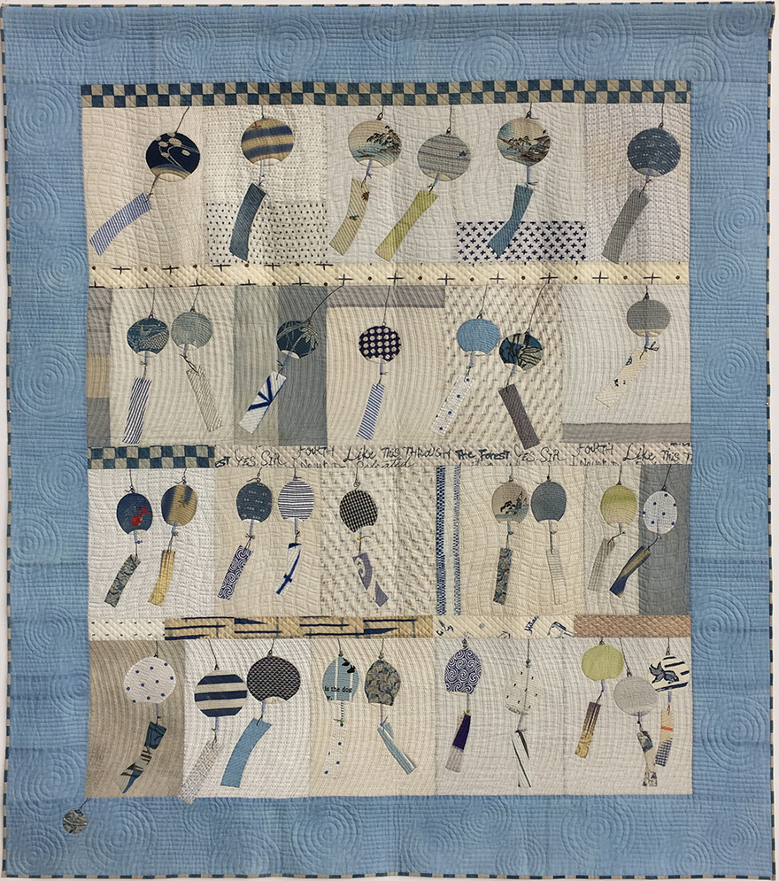 Quilt "Wind Chime" by Koseki Suzuko