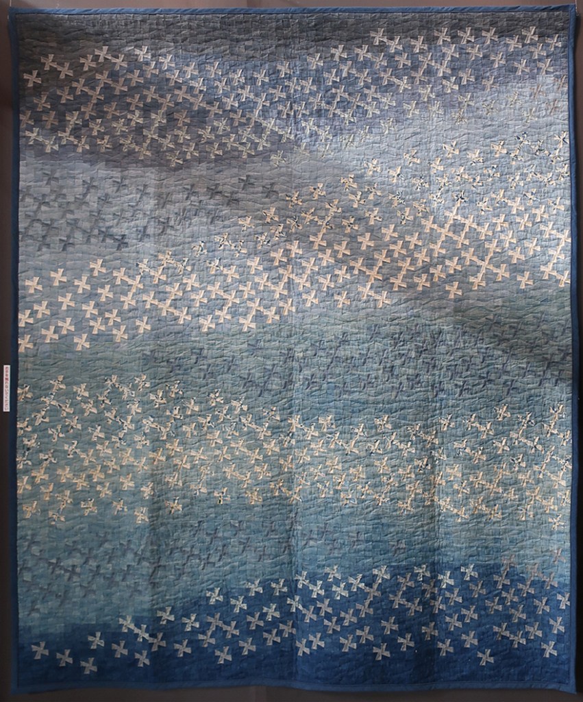 Quilt “Listen!” by Noriko Hasegawa