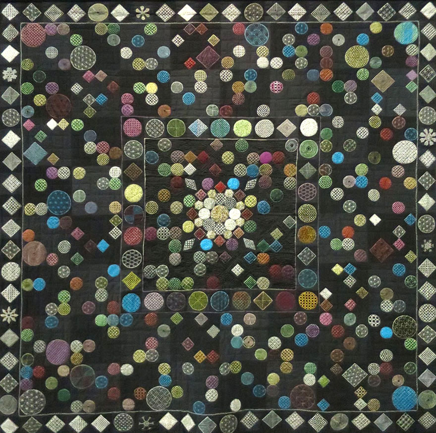 Quilt “Kaleidoscope” by Hideko Onozaki